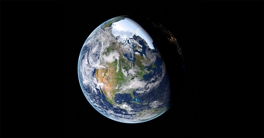 Photo of earth from space