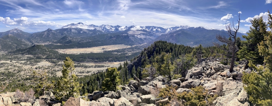 Landscape photograph of Rocky Mountain National Park, Colorado, USA