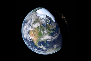 Photo of earth from space